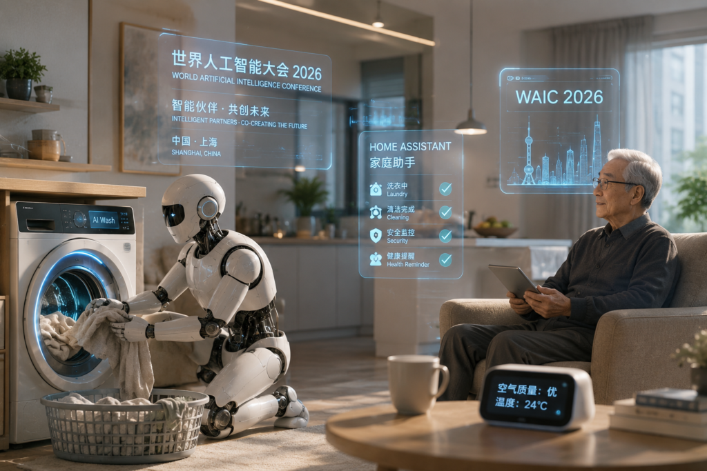 Fourier Intelligence Embodied Home robot gösterisi
